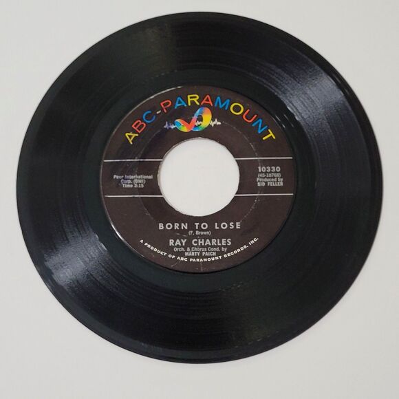 Ray Charles I Can't Stop Loving You / Born To Lose 45 RPM Vinyl VG Soul '62 - Picture 4 of 4